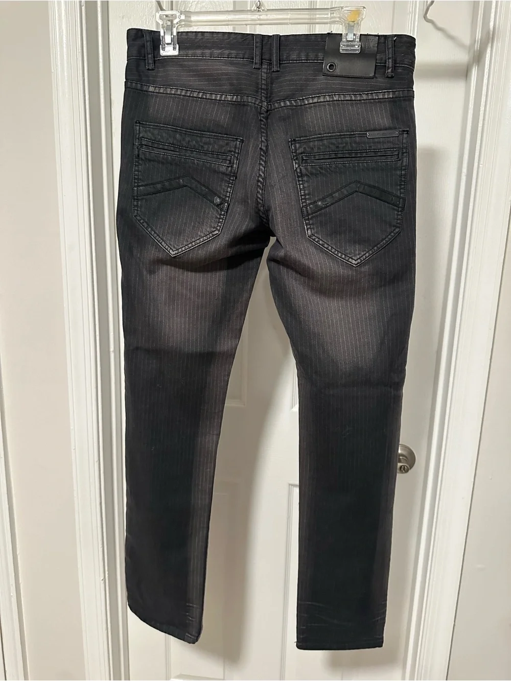 Armani Exchange Black Pinstripe jeans